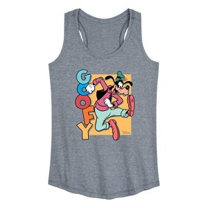 Women's - Disney - Goofy Graphic Racerback Tank - 1 of 4
