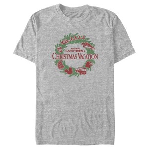 Men's National Lampoon's Christmas Vacation Wreath Logo T-Shirt - 1 of 4