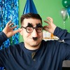 Juvale 12 Pack Funny Nose Disguise Glasses with Mustache for Party Favors, Costume Accessories - 2 of 4
