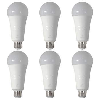 6-Pack 3400 Lumen LED A21 3-Way Bulb 50-200-250W  Bright white/Daylight/Soft white