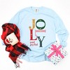 Simply Sage Market Women's Jolly and Joyful Long Sleeve Garment Dyed Tee - 3 of 4