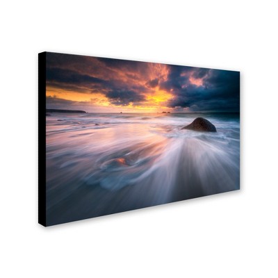 Trademark Fine Art -mathieu Rivrin 'ocean Painting' Canvas Art : Target