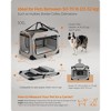 Feandrea 36 Inches Collapsible Soft Dog Crate | Portable Travel Crate for Dogs 50-70 lb | Indoor/Outdoor Use - 3 of 4