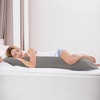 PiccoCasa Long Soft 90 Gsm Microfiber Zipper Closure Body Pillowcases - 3 of 4