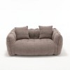 Lyngins Chenille Bean Bag Chairs for Kids and Adults,Comfy Lazy Chairs with Highly Resilient Foam and 2 Seats for Living Room - 4 of 4