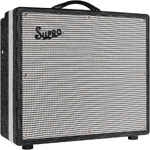 Supro Tyler Bryant Black Magick Reverb 35W 1x12 Tube Guitar Combo Amp Black Scandia - 1 of 4