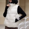 Women’s Lightweight Puffer Vest Packable Warm Winter Puffy Vest - 4 of 4