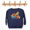The Juniper Shop Mini Smiley Let's Go Exploring Front and Back Toddler Sweatshirt - 2 of 4