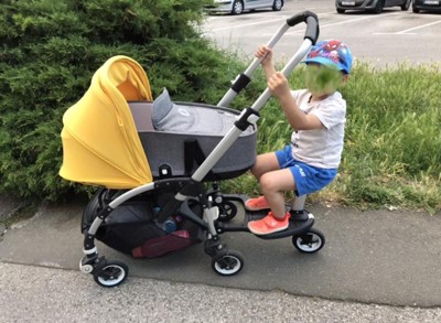 Bugaboo Comfort Wheeled Board+ Sit And Stand Toddler Board For Full Sized  Stroller : Target