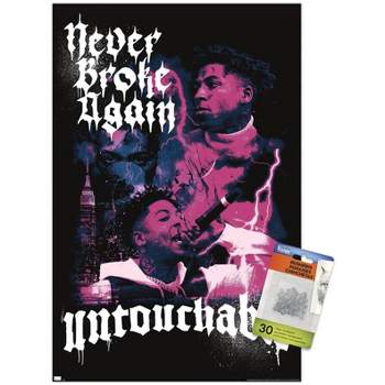 Trends International NBA Youngboy - Untouchable Unframed Wall Poster Prints