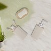Unique Bargains Square Bathroom Accessories Kit 1 Set - 3 of 4