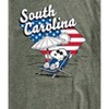 Men's - Peanuts - American Flag South Carolina Snoopy Short Sleeve Graphic T-Shirt - 2 of 4