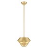 Livex Lighting Amsterdam 1 - Light Pendant in  Satin Brass - 3 of 4