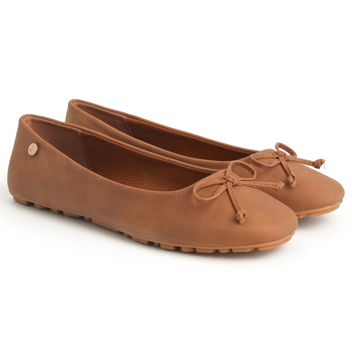 Обувь New York & Company Women's Frankie Ballet Flats - 8, COGNAC — фото 8