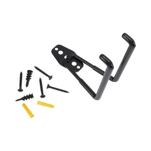 Unique Bargains Garage Storage Hooks with Screws Medium Square Base Plate with Hook 5.1"x5.1"x2.2" 1 Pc - 1 of 4