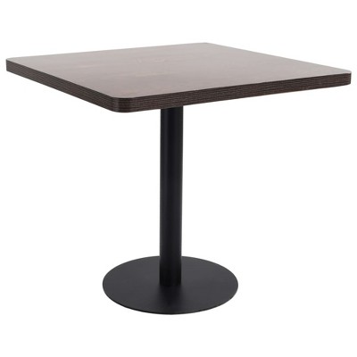 vidaXL Bistro Table Dark Brown 31.5 in.x31.5 in. MDF