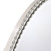 Uttermost Oval Vanity Decorative Wall Mirror Beveled Glass Brushed Nickel Metal Frame 22" Wide for Bathroom Bedroom Living Room - 3 of 4