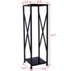 Decorative Firewood Storage Log Rack Holder for Outdoor Indoor Fireplace Fireplace Storage Log Rack Holder Wood Storage Logs Holder Fireside Holders - 3 of 4