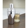 Sol Living Stainless Steel Deluxe Cocktail Shaker Bottle for Bartenders with Strainer - 2 of 4