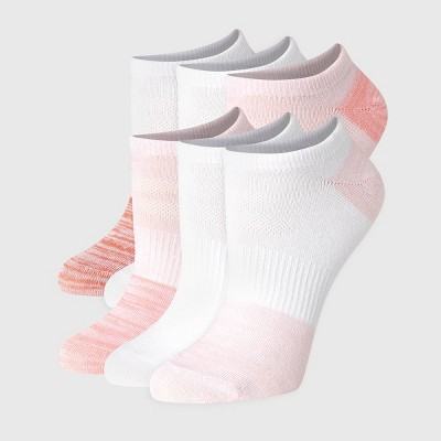 Hanes Women's Lightweight Performance 6pk No Show Socks - 5-9