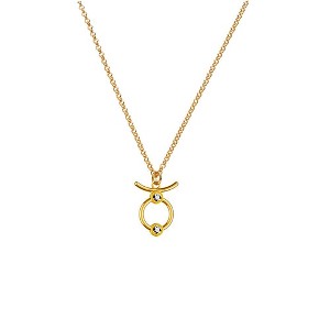 Give Me a Sign Zodiac Name Necklace - Gold Vermeil - 1 of 4