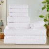 Rayon From Bamboo Cotton Blend Eco-Friendly Hypoallergenic Solid Bathroom Towel Set by Blue Nile Mills - 2 of 4