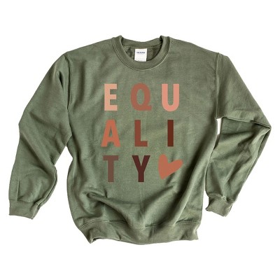 Simply Sage Market Women's Graphic Sweatshirt Equality Heart
