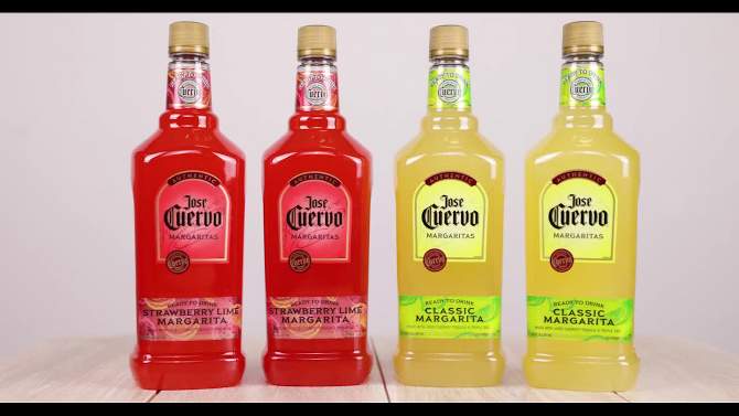 Jose Cuervo Strawberry Margarita - 1.75L Bottle, 2 of 12, play video