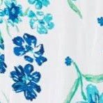 white blue floral