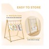 Karl Home 36.6 In. Foldable Swing Set With Stand Premium Montessori For Baby And Toddler - 3 of 4