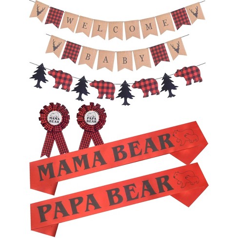 Meant2tobe Lumberjack Welcome Baby Baby Shower Decoration : Target