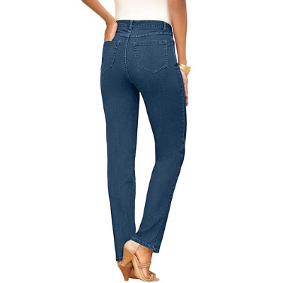 Roaman's Women's Plus Size Iconic Straight Leg Jean