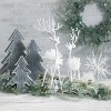 Sullivans Artificial Ice Pine, Lamb Ear and Eucalyptus Garland 66"L Green - 3 of 4