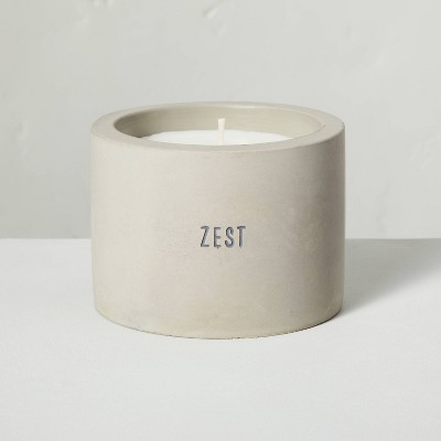 5oz Zest Mini Cement Candle - Hearth & Hand™ with Magnolia