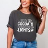 Simply Sage Market Hot Cocoa and Christmas Lights Garment Dyed Tee - 2 of 4