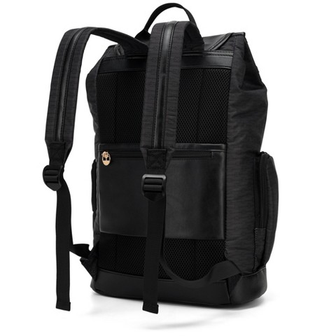 ELLE Luggage 25L Eleganza Monogram Backpack - Black