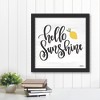 Courtside Market Hello sunshine 11x11 Framed Artboard - 2 of 2
