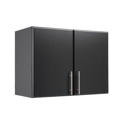 32" Elite Stackable Wall Cabinet Black - Prepac