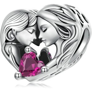 Sterling Silver Dragonfly Charm with Safety Chain - Love Buckle Travel Bead for Bracelets & Necklaces - 1 of 4