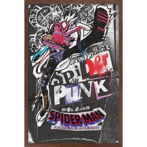 Trends International Marvel Spider-Man: Across The Spider-Verse - Spider-Punk Framed Wall Poster Prints - 1 of 4