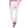 Rekucci Women's Pull-On Straight Leg Pants with Pockets & Tummy Control – Office Workwear Stretch Trousers - 3 of 4