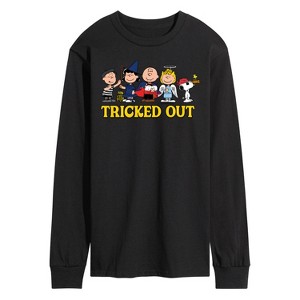 Men's - Peanuts - Tricked Out Long Sleeve Graphic T-Shirt - 1 of 4