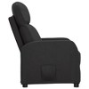 vidaXL Reclining Chair Black Faux Leather - 4 of 4