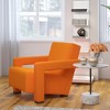 UNISOAR Modern Textured Velvet Upholstered Accent Lounge Arm Chair - 2 of 4