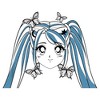Women's Lost Gods Butterfly Anime Face Scoop Neck - 2 of 4