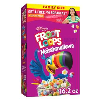 Kellogg's Froot Loops Original Breakfast Cereal, 10.1 oz Box, Fruity  Flavors, 9 Vitamins & Minerals