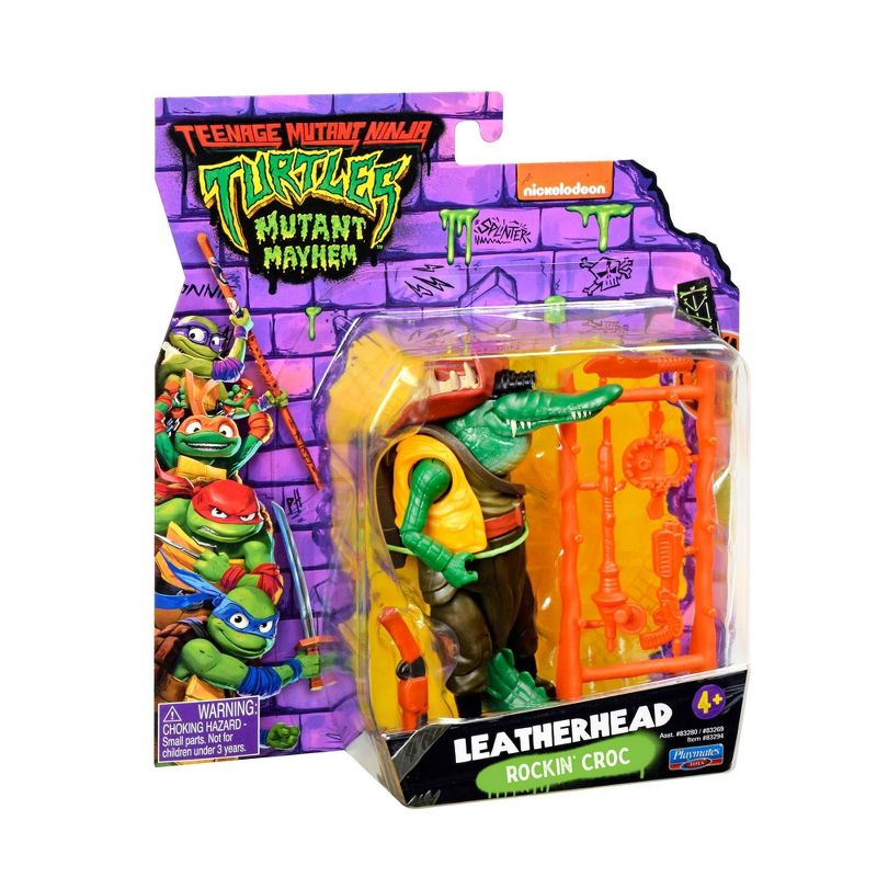Teenage Mutant Ninja Turtles: Mutant Mayhem Leatherhead Action Figure, 6 of 8