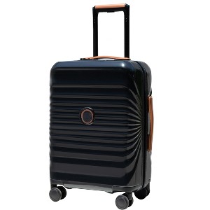 28"/24"/20" Luggage, Lightweight Suitcase with USB Port, Faux Leather Handle, Lockable Spinner Wheels 4Q -ModernLuxe - 1 of 4