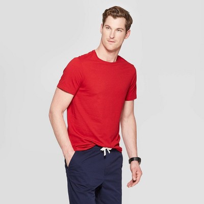 red mens tshirt