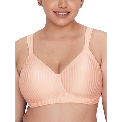Playtex Perfectly Smooth Wirefree Bra 4707 - White Stripe Size 40D
